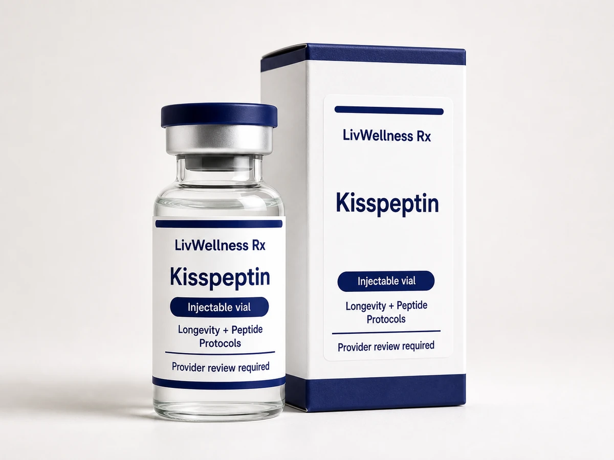 LivWellness Rx Kisspeptin product packaging.